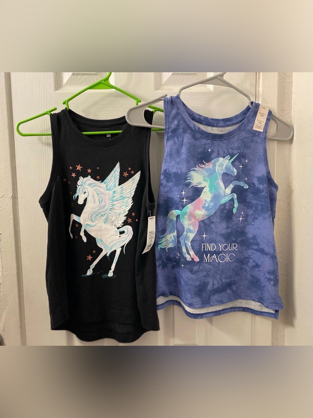 NWT Girls Size 10-12 Unicorn Tank Bundle